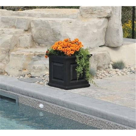 Lawnitator Nantucket 16x16 Planter Black LA2621854